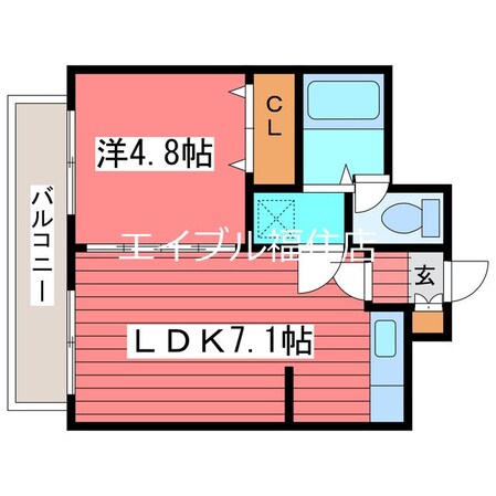 メープル月寒の物件間取画像